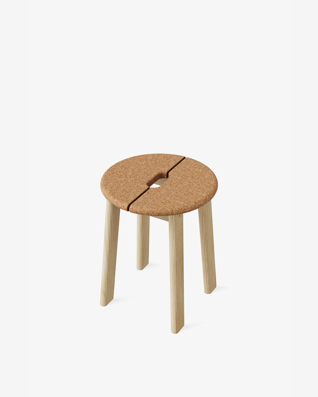 BRAVO Stool - 軟木椅座 - 原木