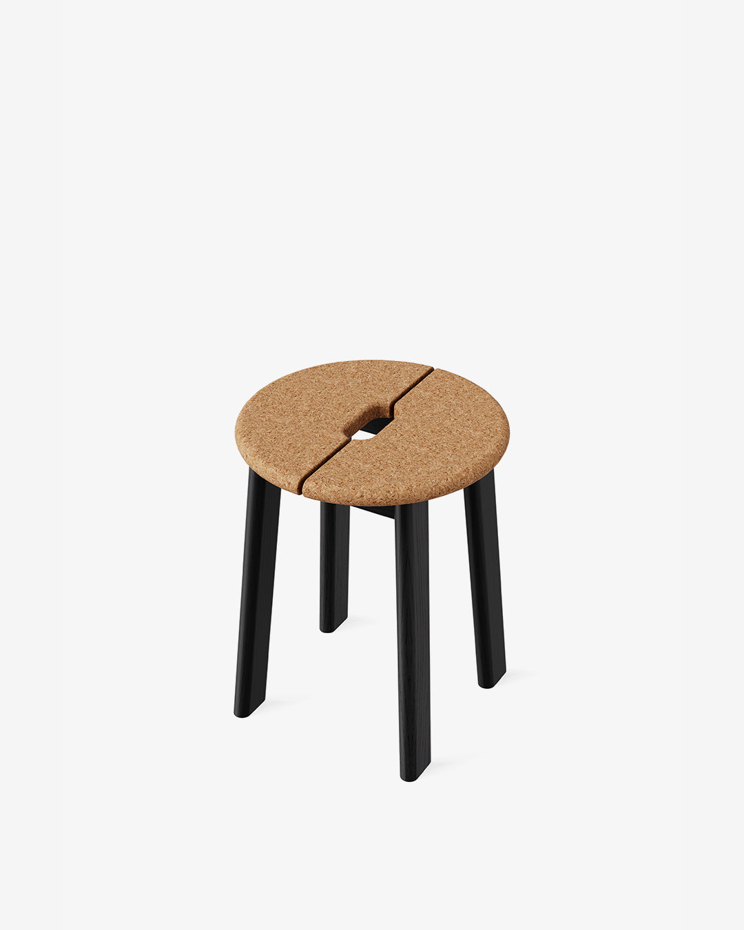 BRAVO Stool - 軟木椅座 - 黑