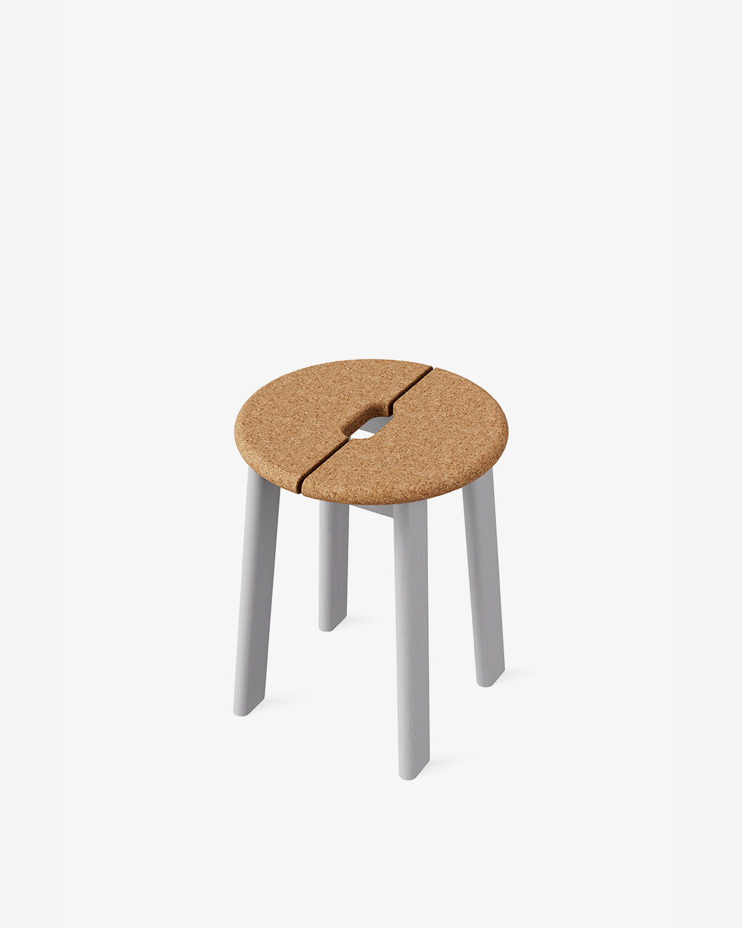 BRAVO Stool - 軟木椅座 - 灰