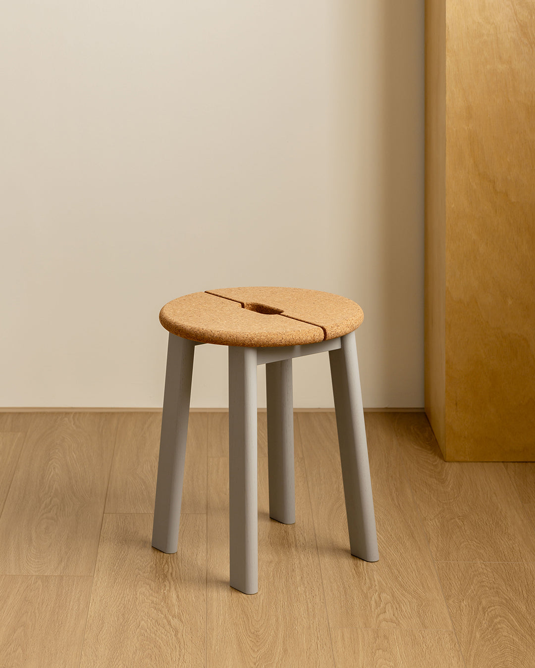 BRAVO Stool - 軟木椅座 - 灰