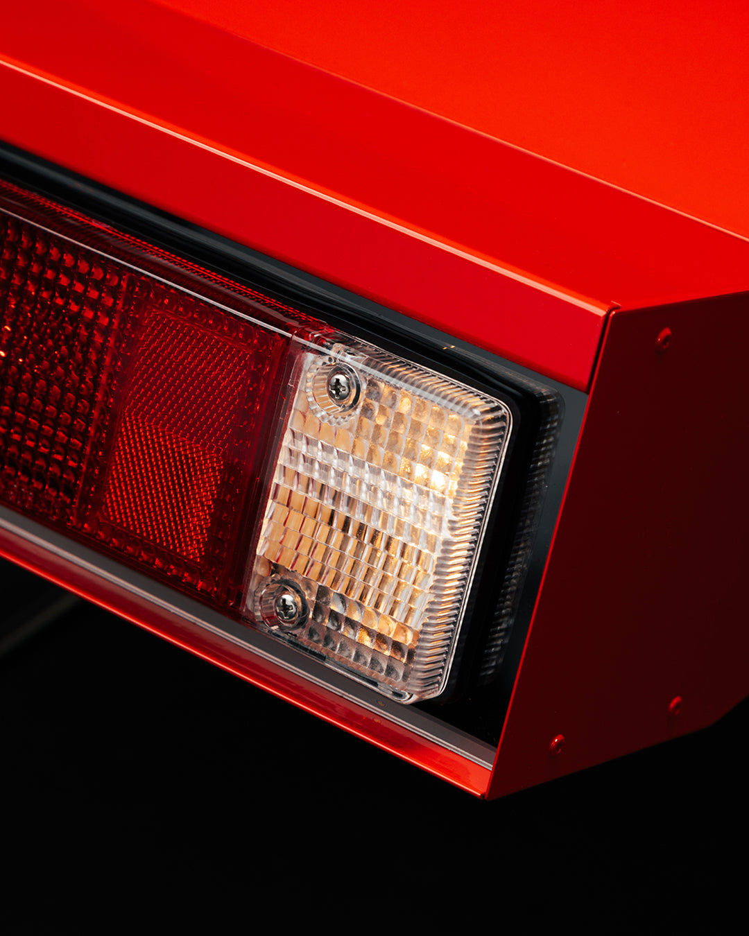 DELICA 燈具邊桌 - 紅