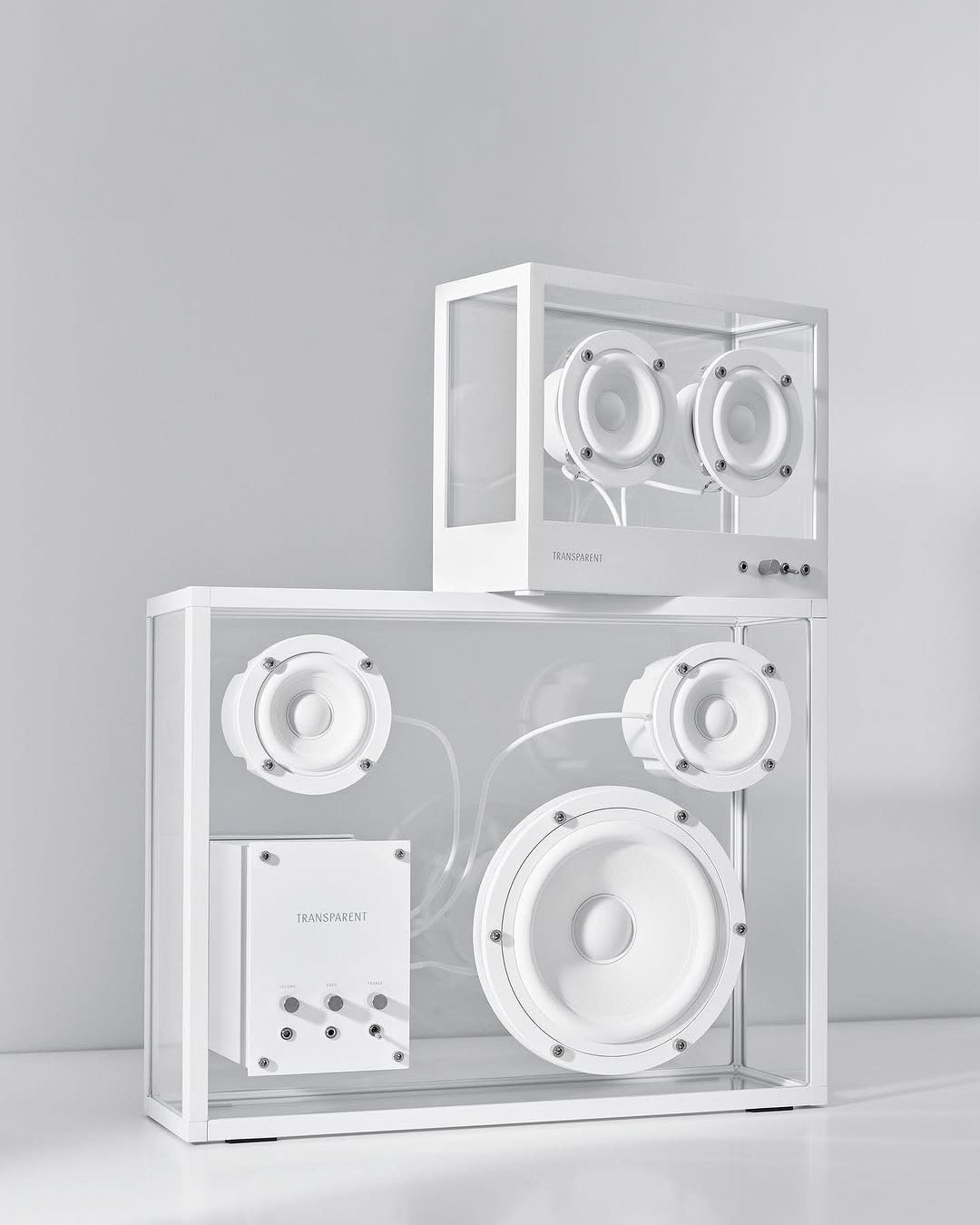 Transparent Speaker 透明音響 - 白.