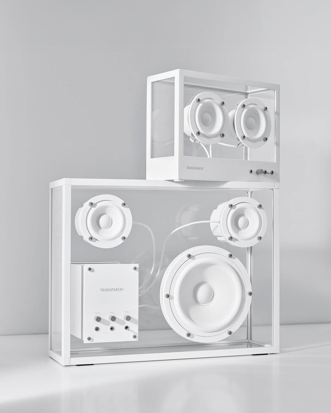 Small Transparent Speaker 小透明音響 - 白.