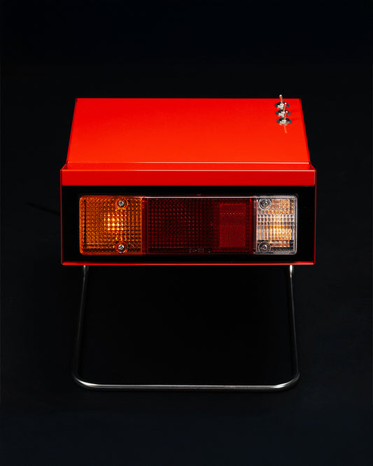 DELICA 燈具邊桌 - 紅